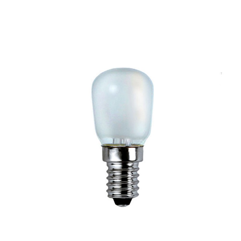 Petite ampoule led givrée poire 1w 12w E14 T26...