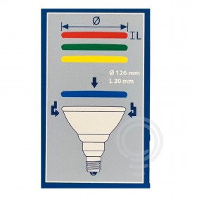 Farbfilter für gelbe Par38-Farbe