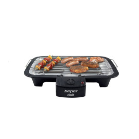 Grill électrique barbecue 2000w thermostat anti-éclaboussures beper BT410