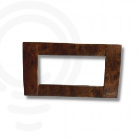 Placca classica 4m radica noce