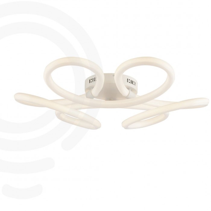 Plafonnier led blanc en acrylique et métal 90w 13200lm...