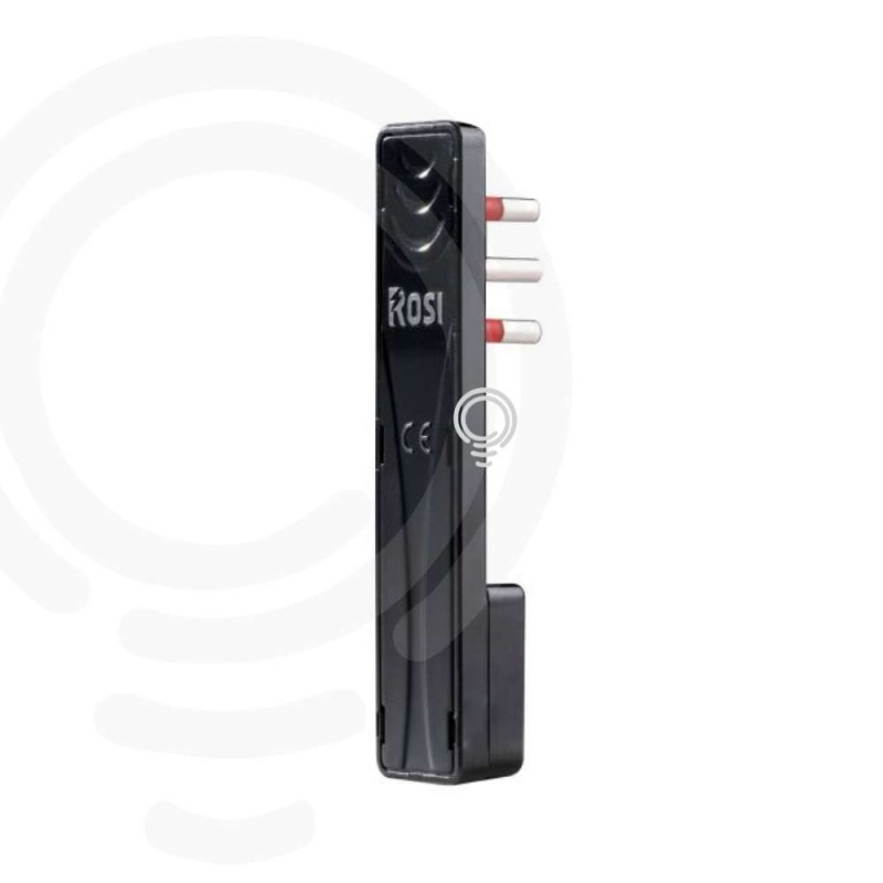 Spina ultra-piatta nera a standard italiano 90°...