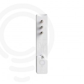 Spina ultra-piatta bianca a standard italiano 90° 10A  - 2P+T 250V 