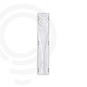 Spina ultra-piatta bianca a standard italiano 90° 10A  - 2P+T 250V 