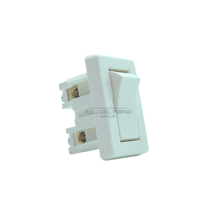 Weißer versenkter elektrischer Wippschalter 2a unipolar...