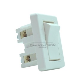 White 2a single-pole 1790bi recessed electric rocker switch
