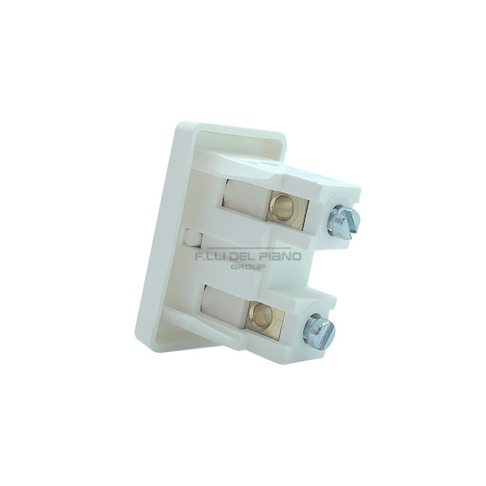 Interrupteur électrique à bascule blanc encastré 2a... 2