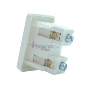 White 2a single-pole 1790bi recessed electric rocker switch