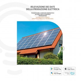 Comando domotico bianco modulare a 2 ingressi cablati controllo e personalizzazione dei dispositivi 230V 