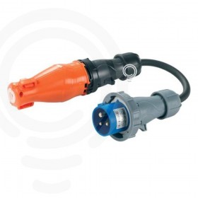 Schuko 16A 2P T Waterproof Power Shell Adapter