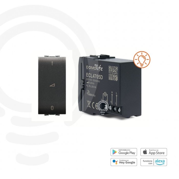 Modularer Home-Automation-Dimmer mit 1 gesteuertem...
