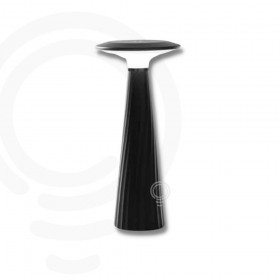 lampe de table brio en noir pc led 3 5w 200lm 3000k 28 5x13x13 ip44 cm