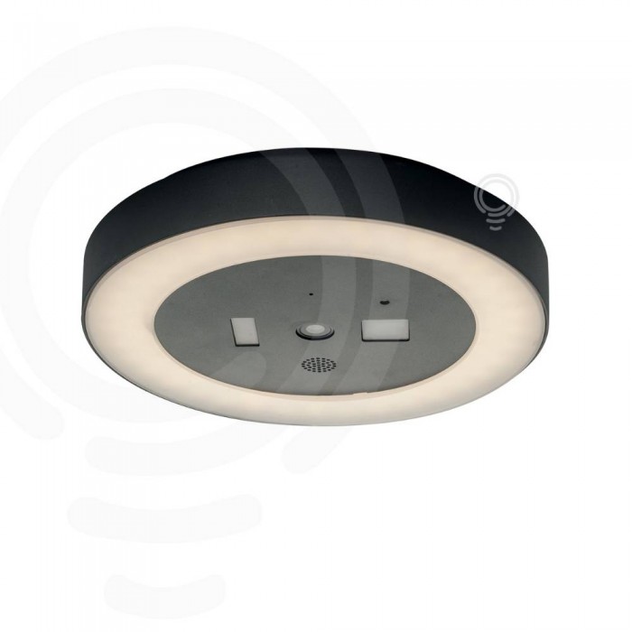 Plafonnier led zoom anthracite en aluminium 30w 3600lm...