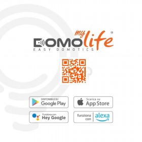 Actionneur domotique encastré avec 1 circuit commandé et 2 entrées filaires