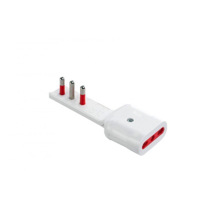 Prise électrique avec prise 10/16A T by-pass ultra-plate...