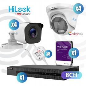 Kit de vidéosurveillance ColorVu dvr 8ch