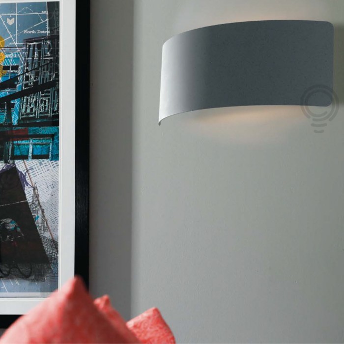 Applique da parete led 8w 6900lm metallo 4000k d.32