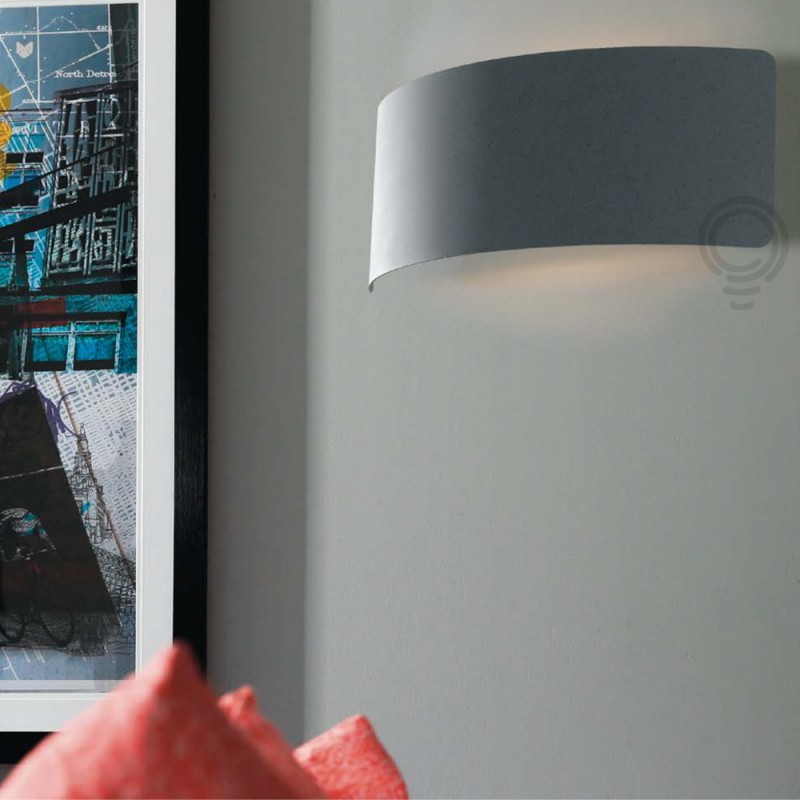 Led wall light 8w 6900lm metal 4000k d.32