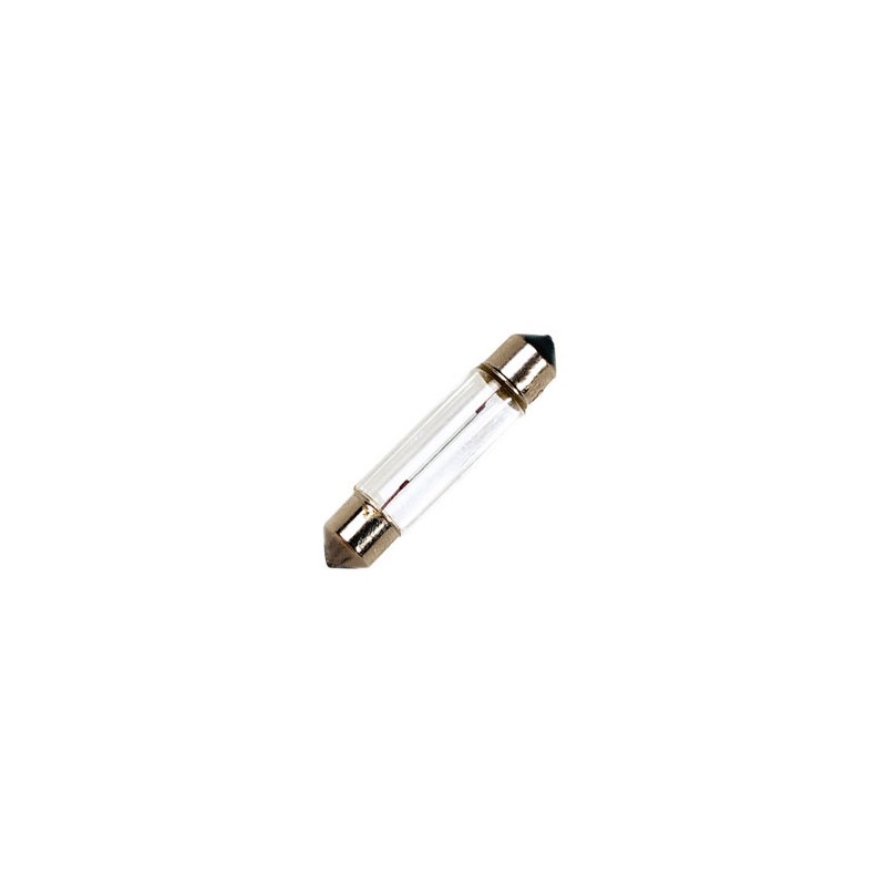 Lampe torpille en verre 6,5x36mm 24v 3w S6