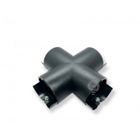 Cross joint for ceiling light beta black plexiform lighting