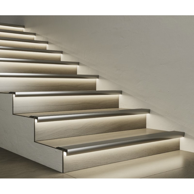 Step profile silver opal diffuser with leaf...