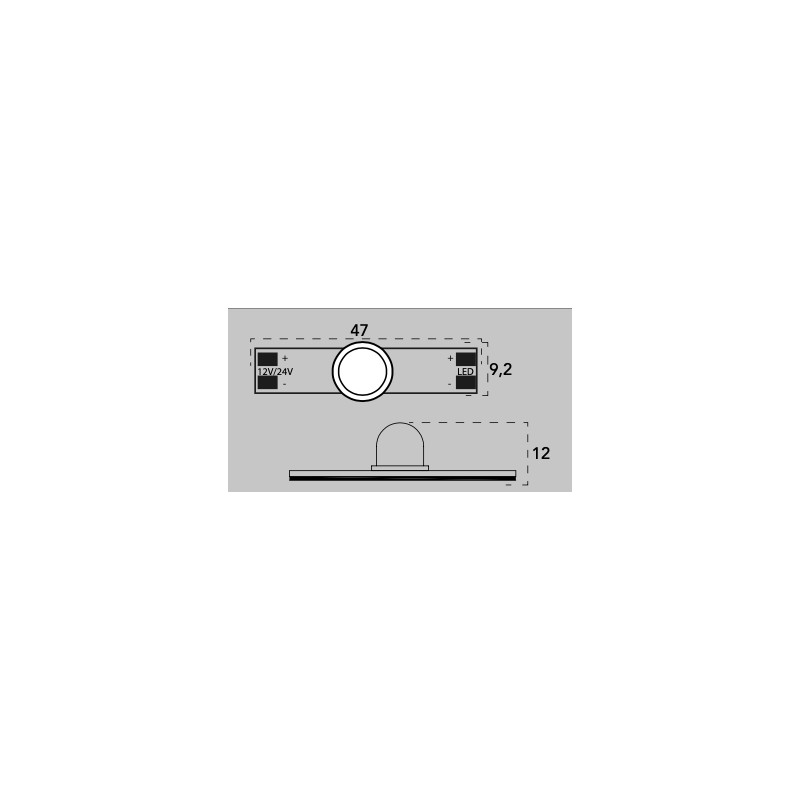PIR motion sensor board for strip Input...