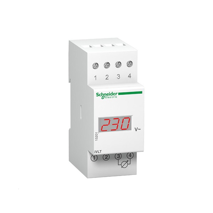 Amp digitales modulares voltmeter 230v 0 / 600v skala