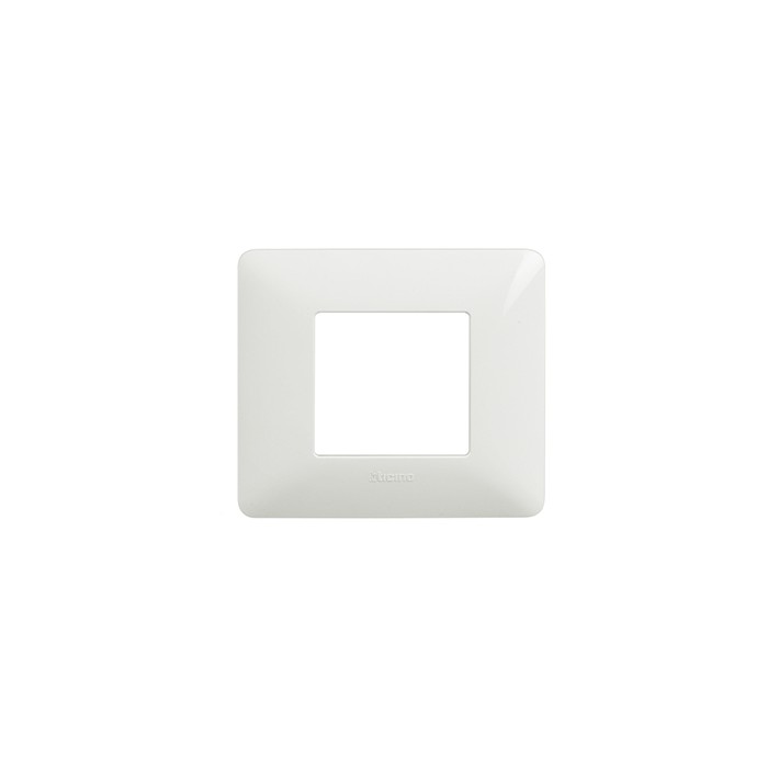 Placca 2 moduli colore bianco matix bticino AM4802BBN 