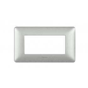 Placca matix 4p bianco calce AM4804TBC Bticino