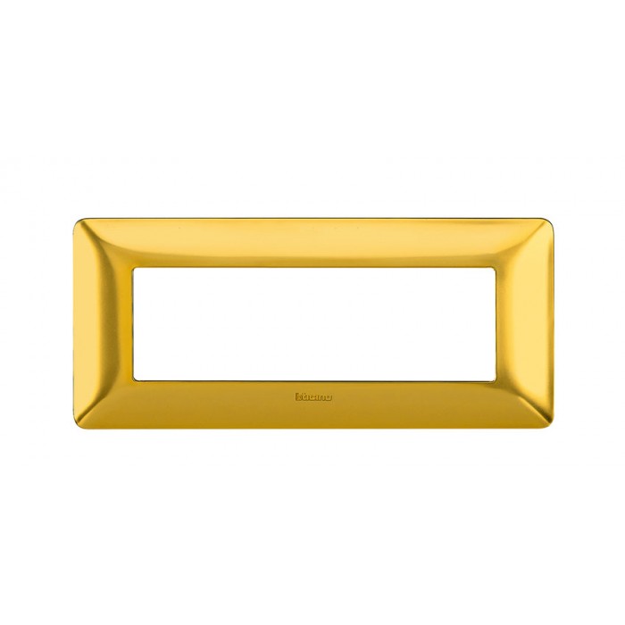 Placca Matix 6 posti oro satinato AM4806GOS Bticino