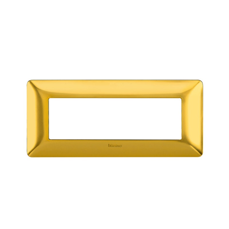 Placca Matix 6 posti oro satinato AM4806GOS Bticino