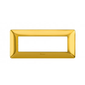 Placca Matix 6 posti oro satinato AM4806GOS Bticino