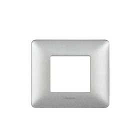 Placca 2 moduli colore bianco calce matix Bticino AM4802TBC