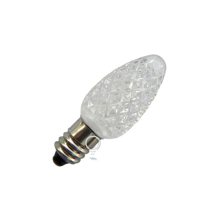 Lampada votiva cimitero e10 12v chiara 1w filamento led 