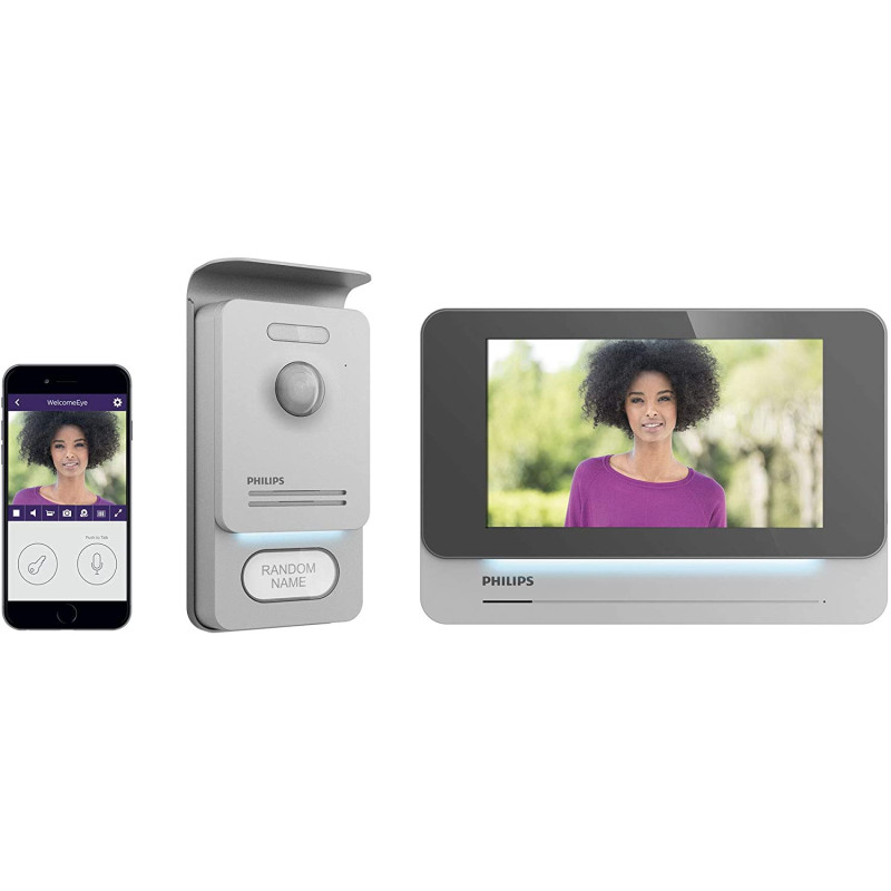 Videocitofono alta qualità dell’immagine e sempre connesso philips 7 pollici touch