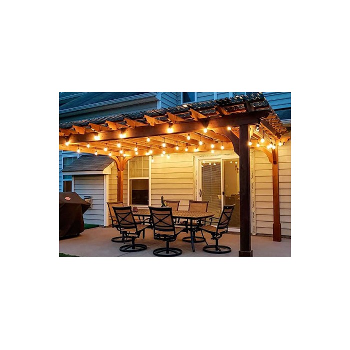 Cordoniera stringa elettrificata per luci esterno 10XE27 2