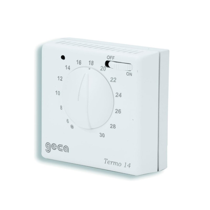 Boiler room thermostat and electromechanical...