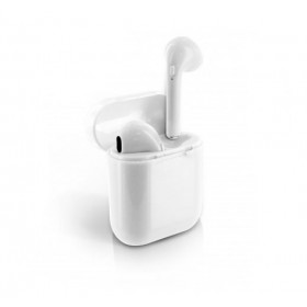 Pair of tws bluetooth earphones with built-in microphone