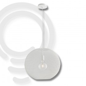 Sospensione colore bianco 1xe27  