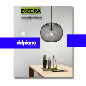 Sospensione colore bianco 1xe27  