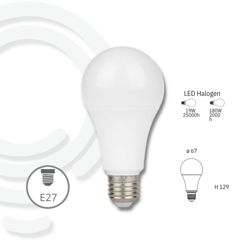 LED-Glühbirne E27 19 W 2618 lm 67 x 129 mm...