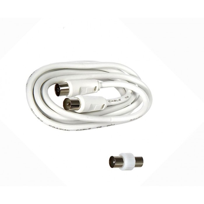 Adaptateur dextension dantenne TV 1,5 m mâle à femelle