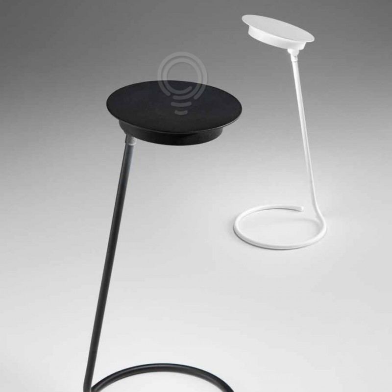 Lampe de table rechargeable avec piles en métal...