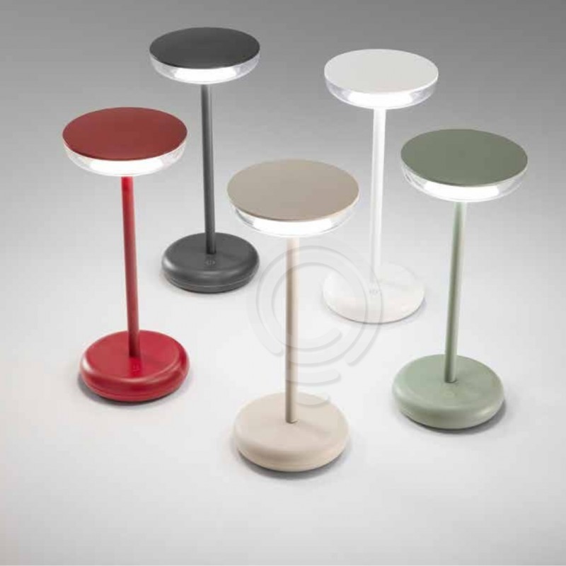 Rechargeable battery-operated table lamp in...