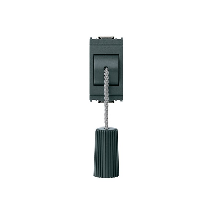 Pulsante 1p no 10a tirante grigio elettrico 16084 idea vimar