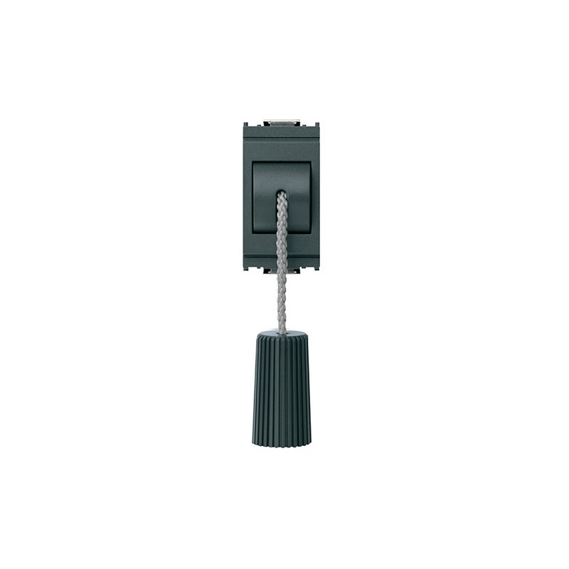 Pulsante 1p no 10a tirante grigio elettrico 16084 idea vimar