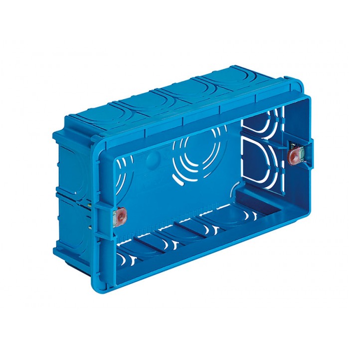 Scatola incasso rettangolare 4m azzurro V71304 Vimar 
