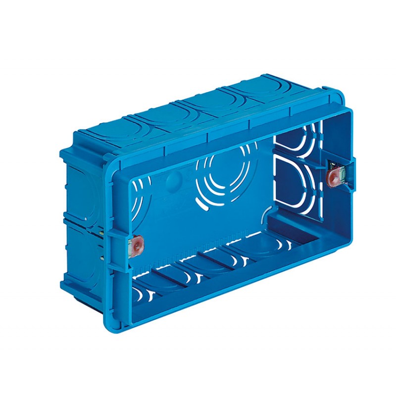 Rechteckiger Einbaukasten 4m hellblau V71304 Vimar