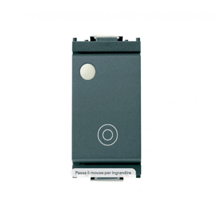 Pulsante unipolare 10a luminoso 220v 16090 vimar idea