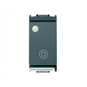 Pulsante unipolare 10a luminoso 220v 16090 vimar idea